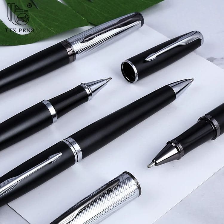 A selection of premium metal pens